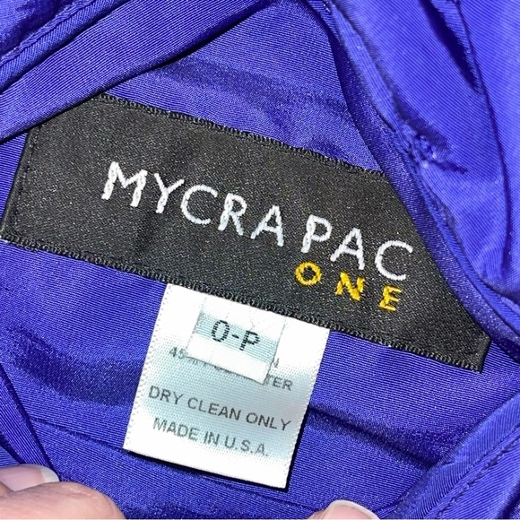 Mycra Pac Donatella Fashion Travel Reversible Rain Coat Purple Small - Picture 12 of 17